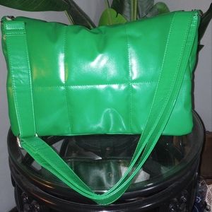 🔖Quilted Green Handbag